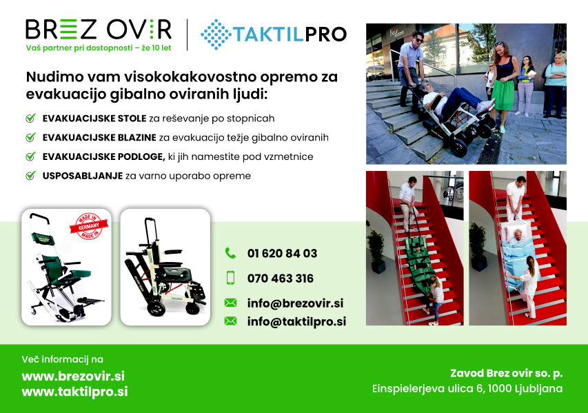 evakuacijska oprema za invalide